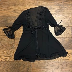 Cute black sexy robe